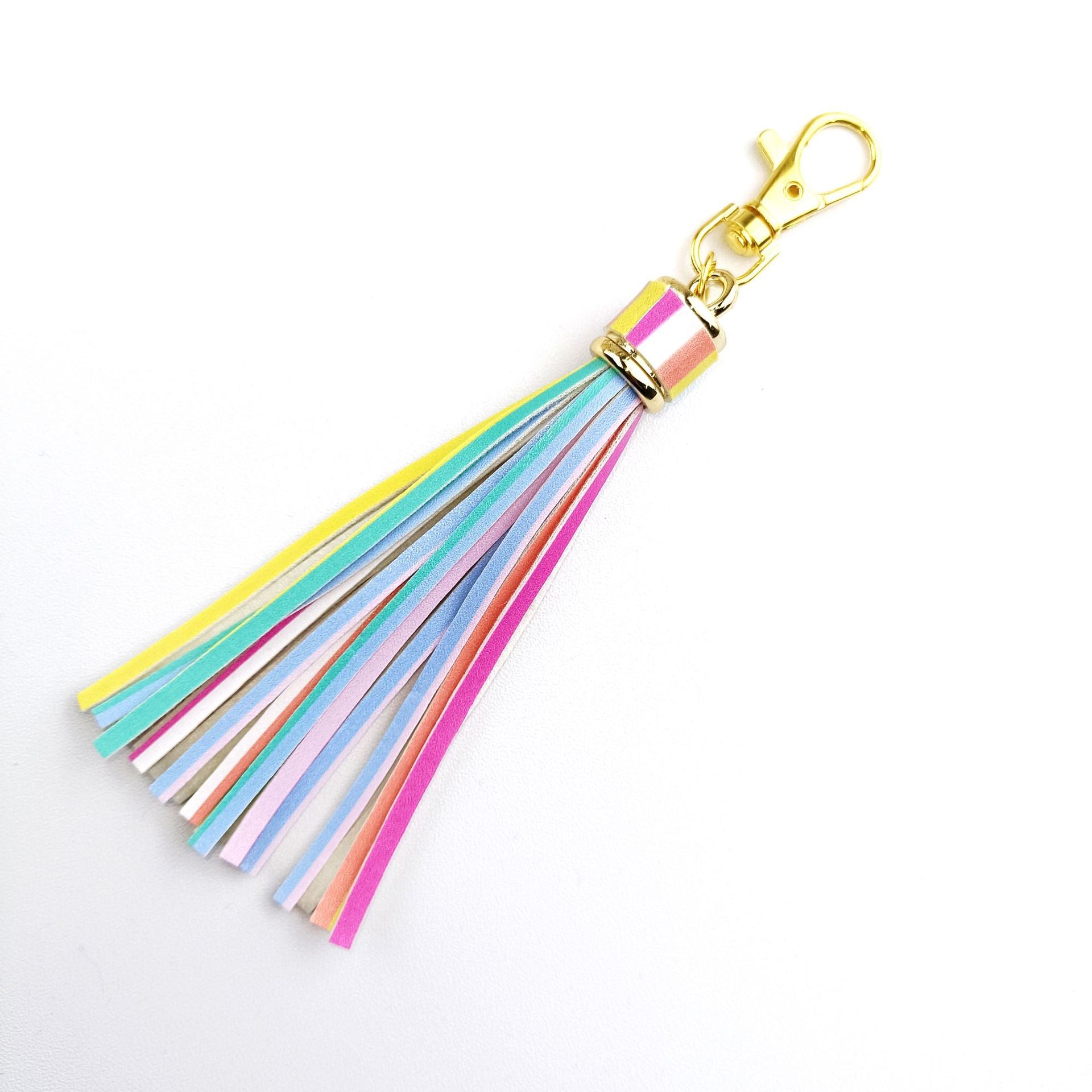 Wholesale Pu Leather Tassel Pendant Keychain